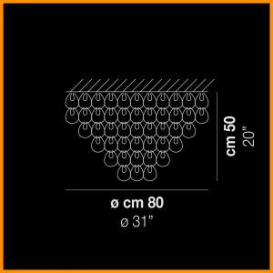 Vistosi Giogali Plafoniera 80 - immagine 3