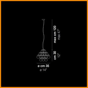 Vistosi Giogali Sospensione 35 - immagine 2