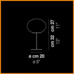 Vistosi Lucciola LT 30 P Lampada Tavolo - immagine 2