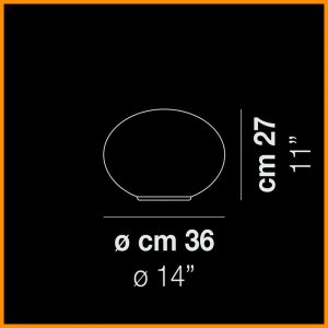 Vistosi Lucciola LT P E27 Tavolo d.36 - immagine 4