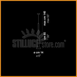 Vistosi Sissi Sospensione 1 luce - immagine 3