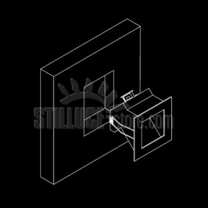 Egoluce Edy PlasterKit traforato cod. 0201 - Accessorio - immagine 2