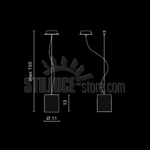 Egoluce Fokus Sospensione Vetro cod. 1148 - immagine 4