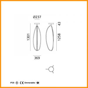Artemide Arrival 130 Soffitto - immagine 3