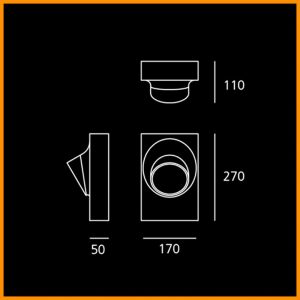 Artemide Ciclope Parete IP65 - immagine 3