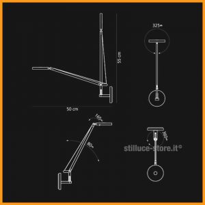 Artemide Demetra micro parete LED - immagine 4