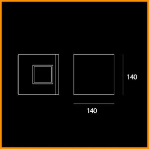 Artemide Effetto 14 Quadro 1 fascio largo - immagine 3