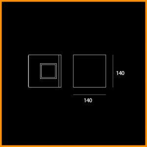 Artemide Effetto 14 Quadro 2 fasci larghi - immagine 3