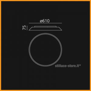 Artemide Febe lampada parete o soffitto - immagine 3