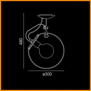 Artemide Miconos Soffitto - immagine 3