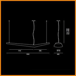 Artemide Mouette Asimmetrica LED - immagine 3