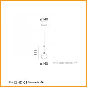 Artemide NH 14 lampada a sospensione - immagine 2