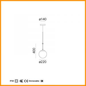 Artemide NH 22 lampada a sospensione - immagine 2