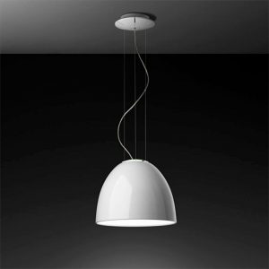 Artemide Nur Mini Gloss Sospensione E27 Bianco