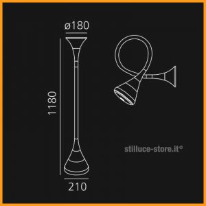 Artemide Pipe LED Parete o Soffitto - immagine 4