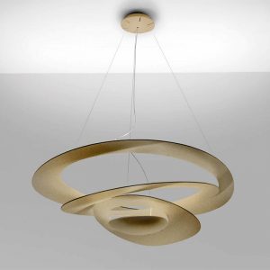 Artemide Pirce Sospensione Led Oro - immagine 1