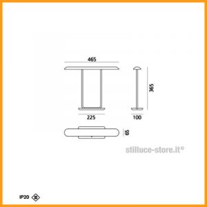 Artemide Tempio Lampada Tavolo - immagine 4