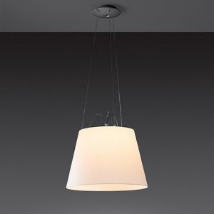 Artemide Tolomeo Mega Sospensione Diffusore Pergamena cm 42