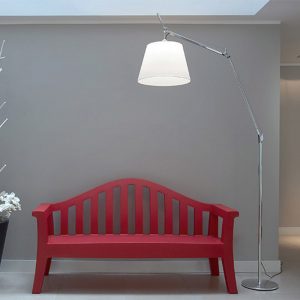 Artemide Tolomeo Mega Terra Dimmer Diffusore Seta Cm 32
