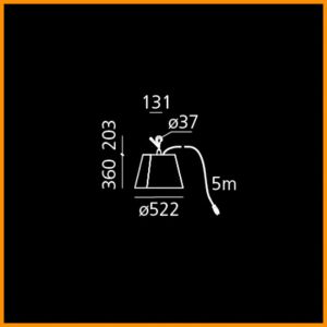 Artemide Tolomeo Paralume Outdoor Hook - immagine 4