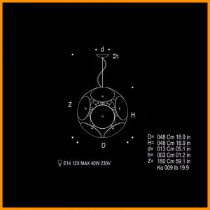 AV Mazzega Bios Sospensione Piccola d.46 SO 3102 - immagine 4