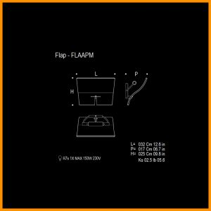 Mazzega1946 Flap Parete Cristallo Satinato - immagine 3