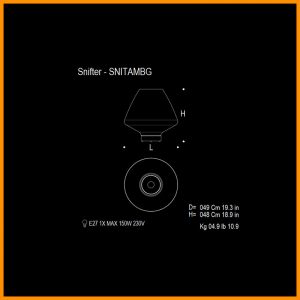 Mazzega1946 Snifter Big Tavolo Cristallo - immagine 3