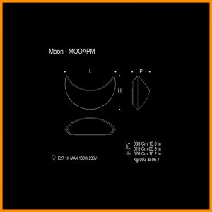 Mazzega1946 Moon Parete - immagine 5