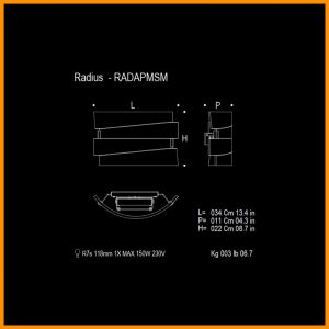 Mazzega1946 Radius Plafoniera - immagine 2