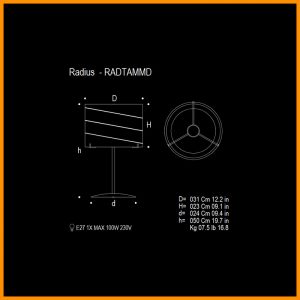 Mazzega1946 Radius Tavolo Grande - immagine 6