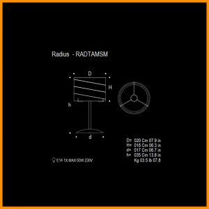 Mazzega1946 Radius Tavolo Piccola - immagine 7