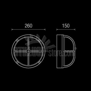Boluce Alfa Round Parete/Soffitto Cod. 3020.00 - immagine 3