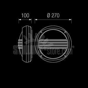 Boluce Lem Round Parete/Soffitto Cod. 1001.00 - immagine 2