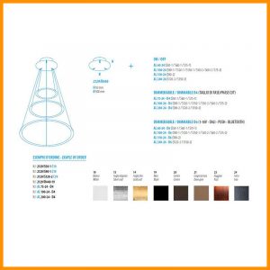 Braga Illuminazione Loop 2129 composizione 3 anelli - immagine 3