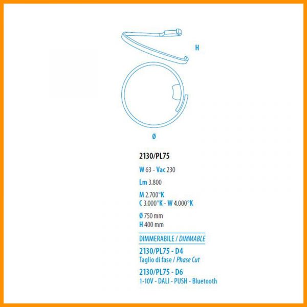 braga-illuminazione-spira-2130-pl75_dim-stilluce-store-bergamo