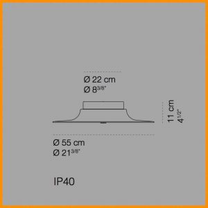 Cini e Nils Fludd Lampada Soffitto LED - immagine 3