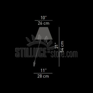 Luceplan Costanzina Parete con Interruttore on/off D13a.pi. Alu - immagine 3
