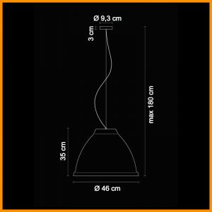 Egoluce Pavillon Lampada a Sospensione 1558 - immagine 4