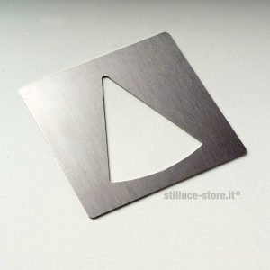 Egoluce Alea Parete Cornice Acciaio cod. 0187 - Accessorio