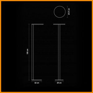 Egoluce Bureau lampada da terra LED cod. 3509 - immagine 3