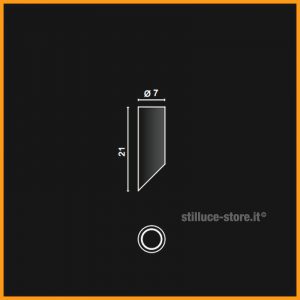 Egoluce Cut Lampada a Soffitto H. 21 Cod. 5662 - immagine 3