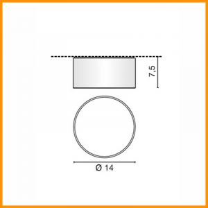 Egoluce Drum LED Parete/Soffitto Cod. 5520 - immagine 3
