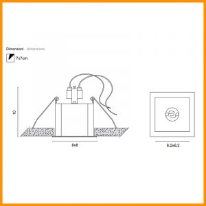 Egoluce Easy Quadro Incasso 230V cod. 6432 - immagine 3