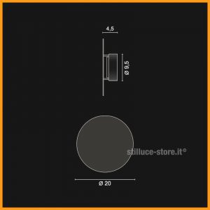Egoluce Eclipse Lampada parete Cod. 4592 - immagine 5