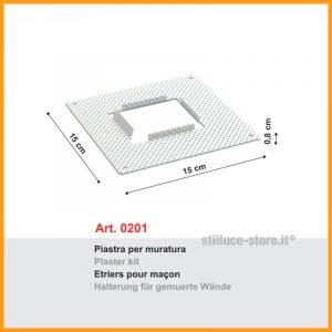 Egoluce Edy PlasterKit traforato cod. 0201 - Accessorio