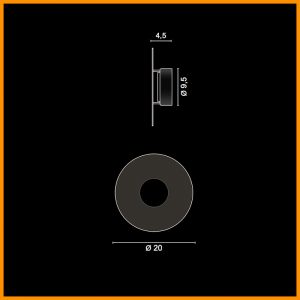 Egoluce Ellein Lampada a Parete Cod. 4596 - immagine 4