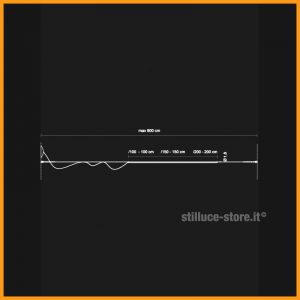 Egoluce Lancia Cavo LED 200 Cod. 1565 - immagine 2