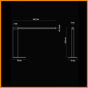 Egoluce Lancia Tavolo LED Cod. 2506 - immagine 3