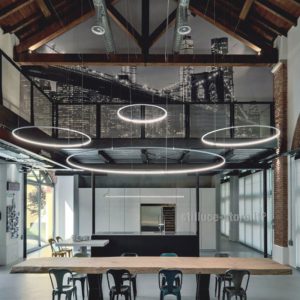 Egoluce Lancia Tonda Sospensione LED XL d. 200 Cod. 1575