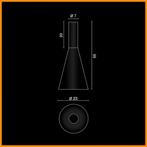 Egoluce Marte Lampada Soffitto H.55 Cod. 5652 - immagine 3